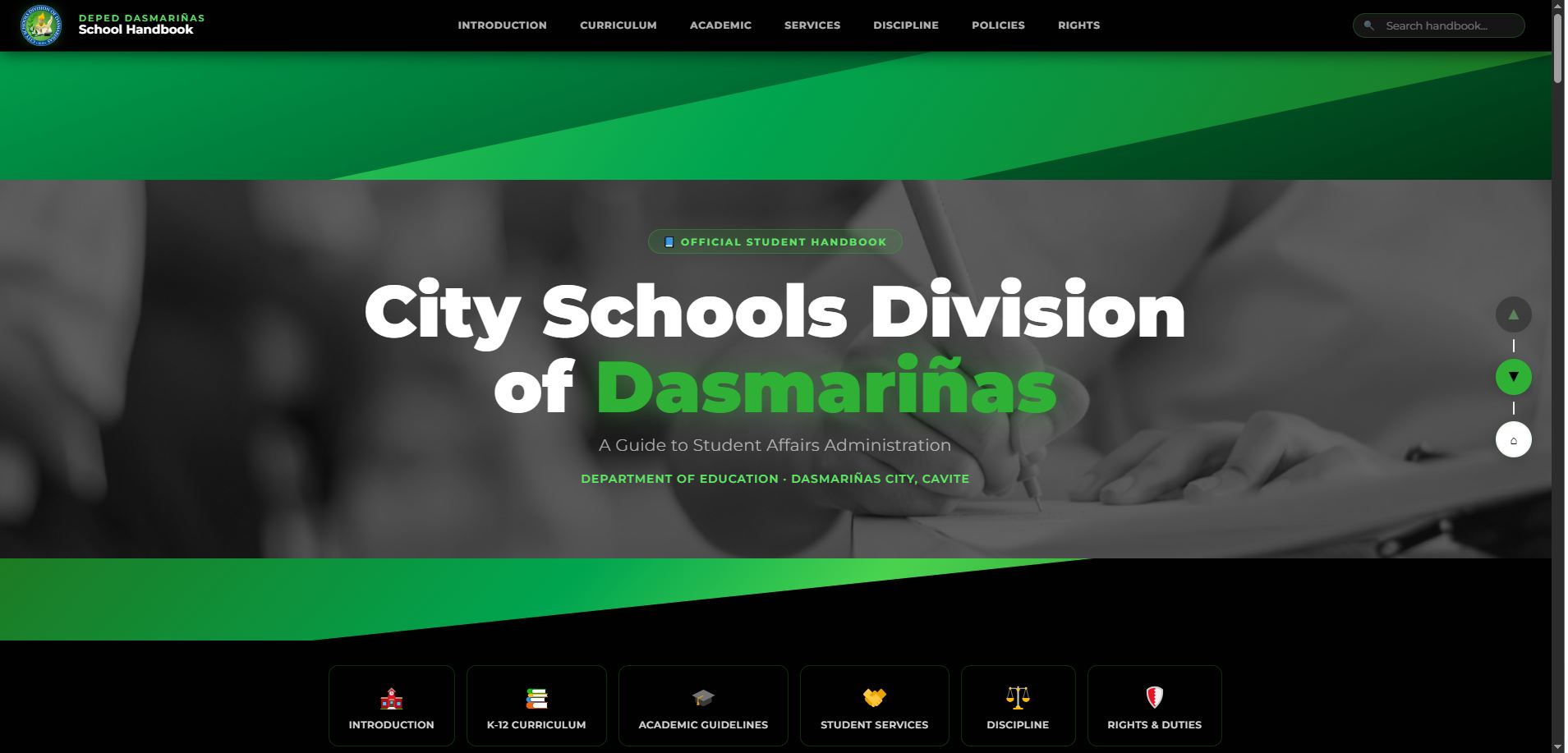 DepEd Dasmariñas School Handbook